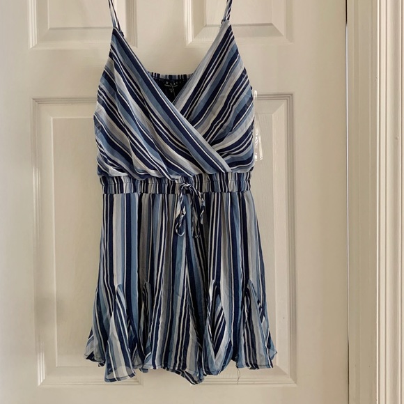 FRANCESCAS blue and white striped romper - Picture 2 of 5